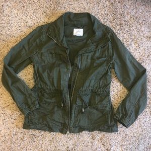 Old Navy army green cargo jacket